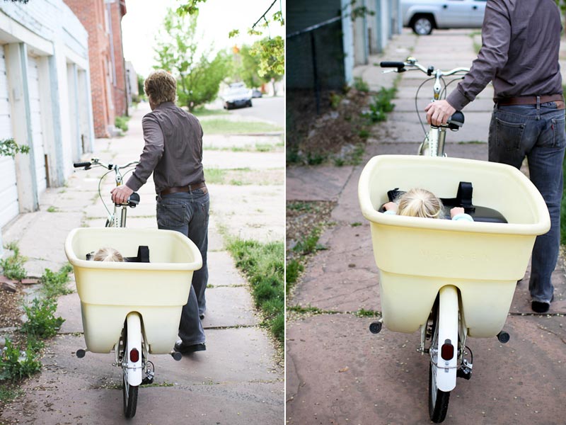 images of toddler and dad with bike