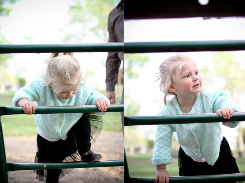 photos of child playing at Denver playground